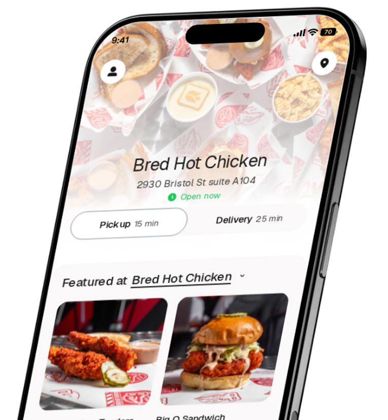 Bred Hot Chicken app preview