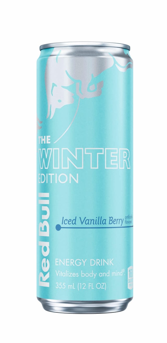 Red Bull ICED Vanilla Berry.